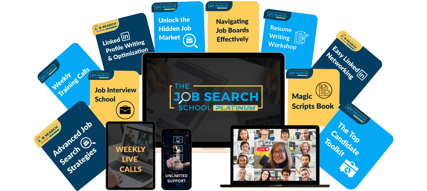 Job Search School Platinum dashboard preview