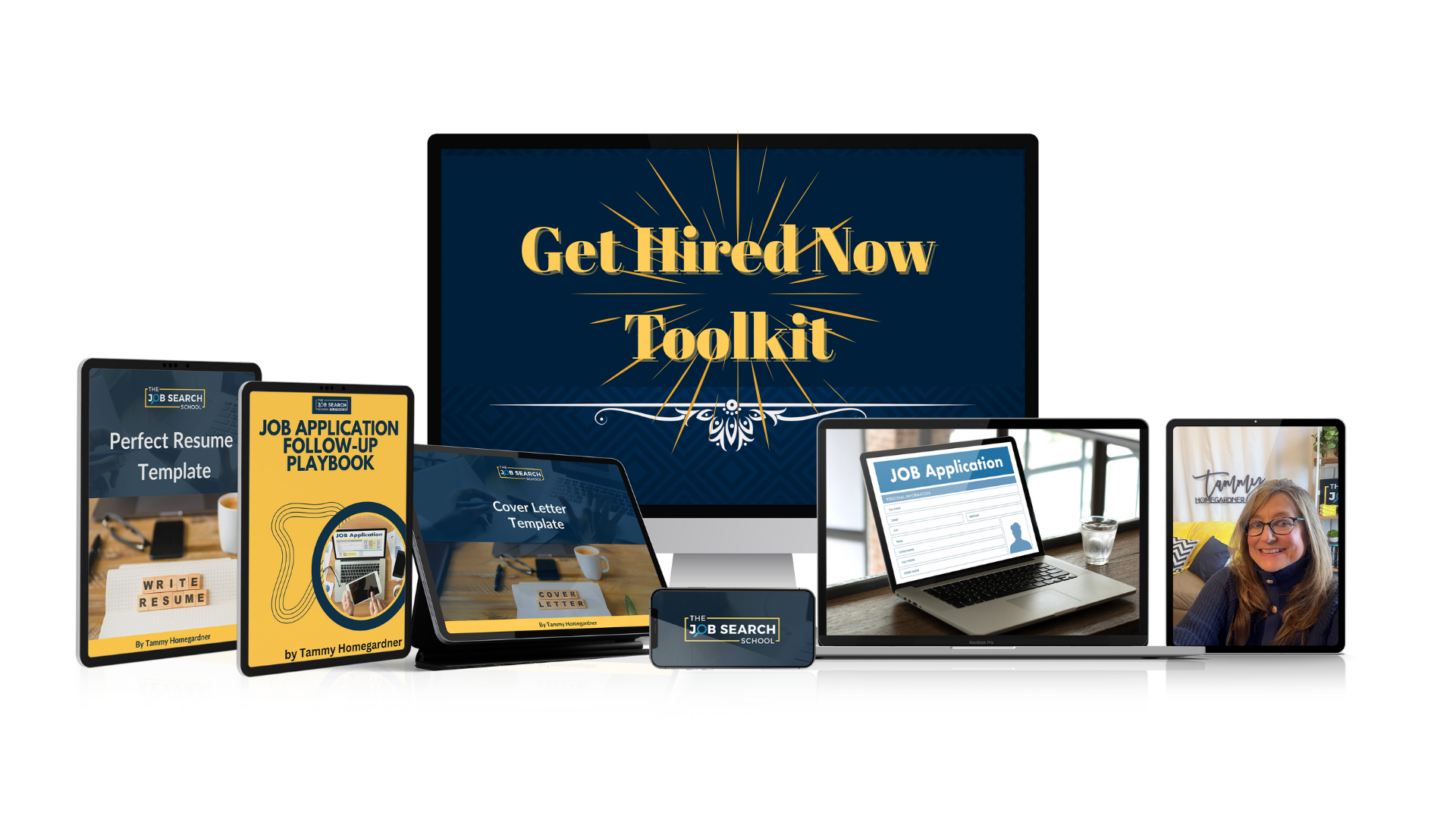 Get Hired Now Toolkit with resume templates, job playbook, and resources