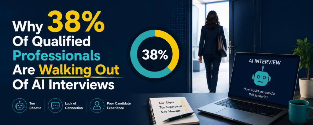 Why 38% Of Qualified Professionals Are Walking Out Of AI Interviews